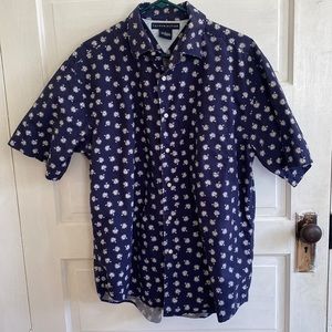 Mens Tommy Hilfiger Short Sleeve Button Up Shirt